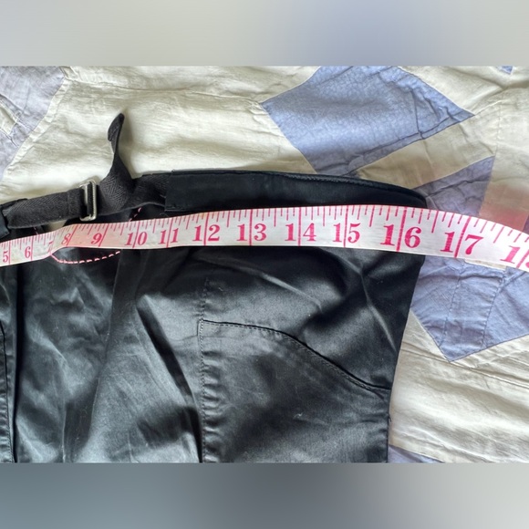 Y2K Eckored Black Pink Asymmetrical Strapless Cotton Punk Emo Grunge Goth Dress - Picture 7 of 12